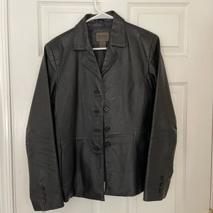 Leather Blazer